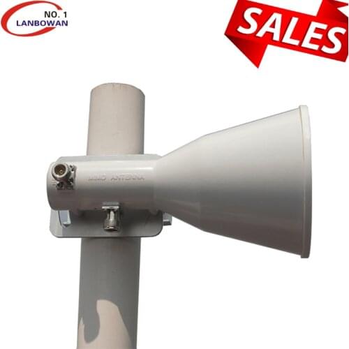 5150-5850Mhz WIFI outdoor 5GHz 18dBi dual polarized Horn antenna