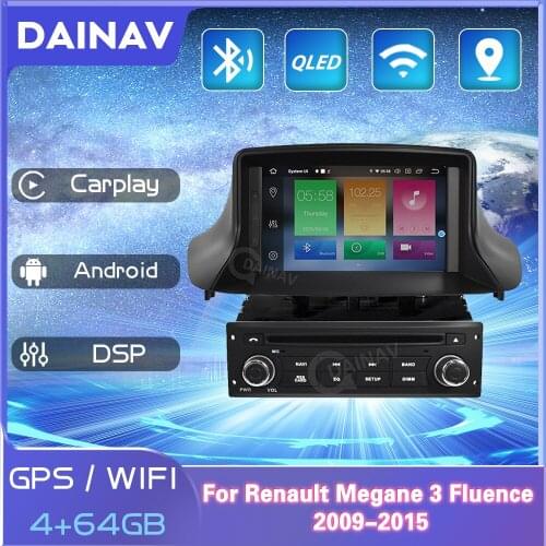 Android 8core Car multimedia DVD Player GPS Radio For Renault Megane 3 Fluence 2009-2015 GPS Navigation Stereo Audio