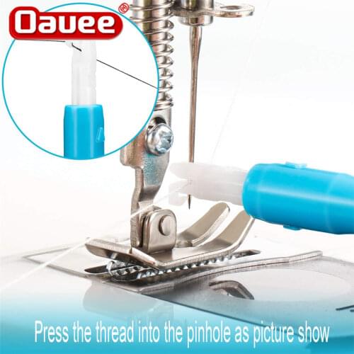 Sewing Machine Stitch Insertion Tool Automatic Threader Quick Sewing Threader Needle Changer Hold Needles Firmly stitch