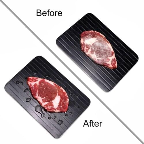 Fast Defrosting Tray Fast Defrosting Meat Tray Rapid Safety Thawing Tray Quick Thawing Plate For Frozen Food Meat Kitchen tool