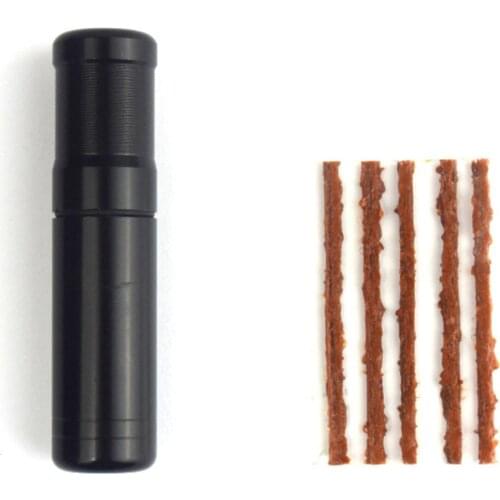 Deemount original Bicycle Tubeless Tire Repair Tool Tyre Drill Puncture for Urgent Glue Free Repair Optional Rubber Stripe