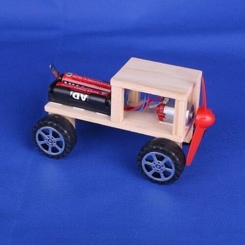 Wooden SUV student Competition science and technology small production invention assembling scientific experiment toy DIY handma
