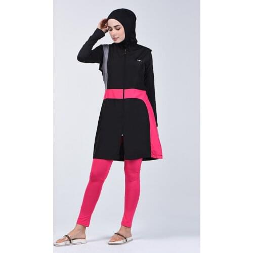 Minahill 3-piece Islamic Swimsuit 1881-02 Black 1881-02