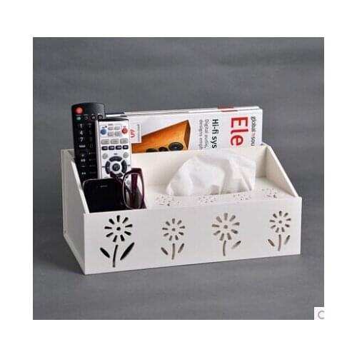 Fashion desktop storage box lovely creative multifunctional tissue box Multifunction box