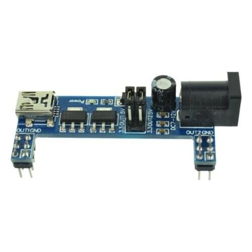 2PCS MB102 Breadboard Power Supply Module 3.3V 5V For Solderless