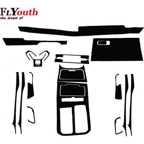 Carbon Fiber Sticker for Kia Optima K5 DL3 2020 2021 GT Car Gear Shift Panel Water Cup Holder Panel Frame Cover Trim Car Styling