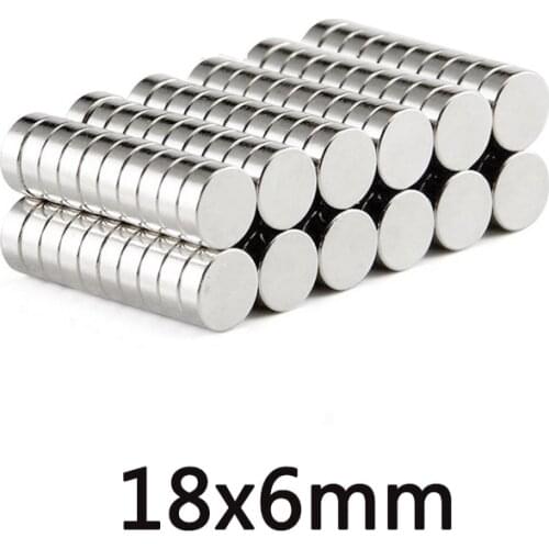 20/30/50pcs 18x6 mm Neodymium Disc Magnet 18mmx6mm Permanent Magnetic 18x6mm Bulk Small Round Magnets Dia 18*6 mm N35