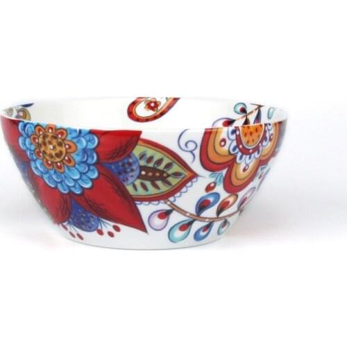 Delicate hand-painted ceramics new bone china 6 inch bowl domestic steak dish salad bowl kitchen accessories