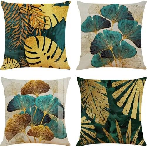 New Style Art Deco Painting Linen Pillowcase Pillow Cases Cushion Cover Office Throw Pillowcase Housse De Coussin For Car Sofa
