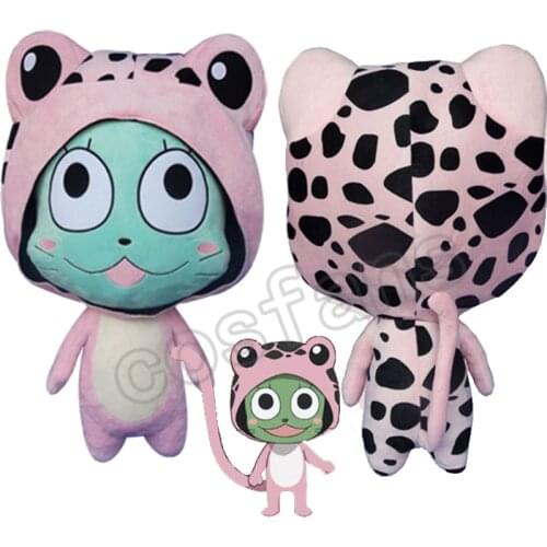 Anime Fairy Tail Plush Toys Kawaii Frosch Plushie Stuffed Toys 58cm Doll Figure Toy for Kids Gifts Christmas Gifts for Kids