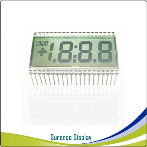 Brand New Customized 3 1/2 3.5 Bit 3V Segment Digital LCD Module Display Screen Glass (Outline: 50.8*30.5MM) 40P for Multimeter