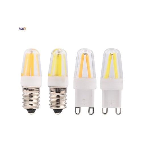 IWHD 5pcs/lot 2W E14 G9 LED Bulb Dimmable 110V-220V 120LM G9 LED Bulb LED Bi-pin Corn Lights Cover High Bright Spotlight