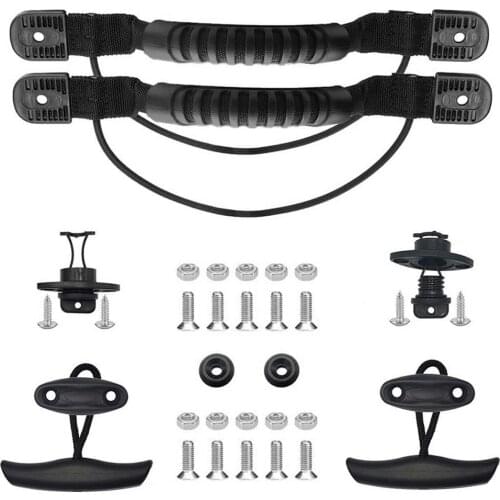 Universal Kayak Canoe Fishing Boat Handles Pull T-handle Drain Plug Kits Thread Handle Set Kayaking Accessories