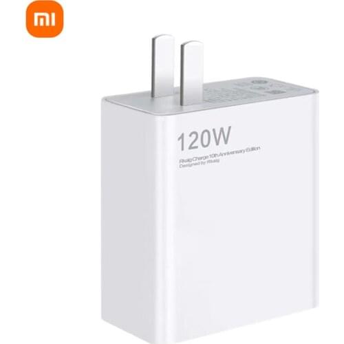 Xiaomi Quick Charge 120W Charger New Technology Fast Charge with Type-C Cable for Xiaomi 10 Ultra Smartphones Laptop