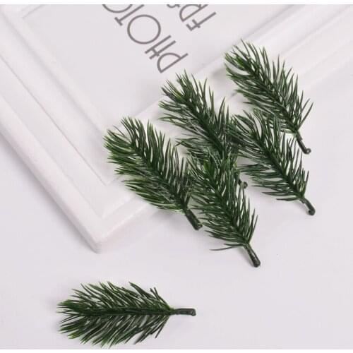 10 Pcs Pine Needles Christmas Decoration For Home Decoration Accessories Plantas Artificiales Pine Needles Wedding Decoration