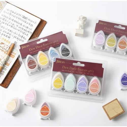 11 Colors Cute Fashion Water Oil Based For DIY Craft Rubber Stamps For Ink Pad Fabric Wood Paper Wedding Gift Finger Print