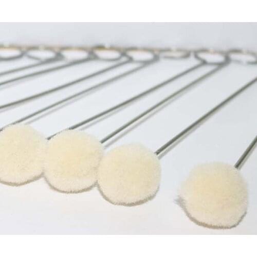 20pcs Leather craft DIY Tool DIY leather tool accessories assisted dyeing wool ball.Alcohol dye oil dye wool brush