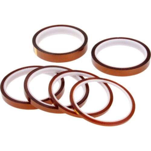33m Length 3/5/8/10/12/15mm Width Gold BGA Tape Thermal Heat Insulation Tape High Temperature Resistant Tape