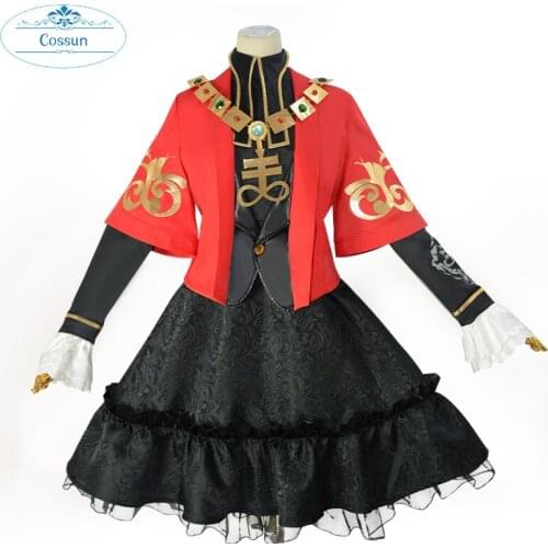 Anime! Identity V Helena Adams QiZhen Fasion Clerk Dress Elegant Uniform Cosplay Costume Halloween Party Outfit Women 2021 NEW
