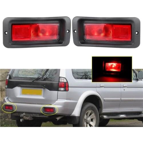 Car Rear Bumper Tail Stop Signal Warning Brake Fog Lamp Reflector Light Accessory For Mitsubishi Pajero MONTERO Sport 1999-2008