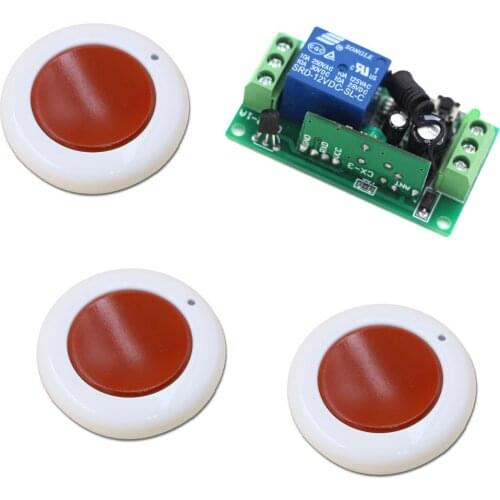315Mhz 9V 12V 24V Wireless Remote Switch 10A Relay Module Transmitter Remote Control Switch For Light LED Learning Code