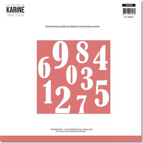 CH 2020 New Arrival Numbers Metal Cutting Dies Embossing Scrapbooking Stencil Craft Cut Dies For DIY Card Crafts Handmade