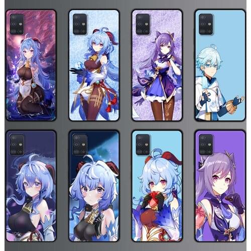 Genshin Impact Keqing Ganyu Phone Case for Samsung Galaxy A51 A71 A50 A21s A31 A10 A41 A20e A70 A30 A11 A40 A12 Silicon Cover