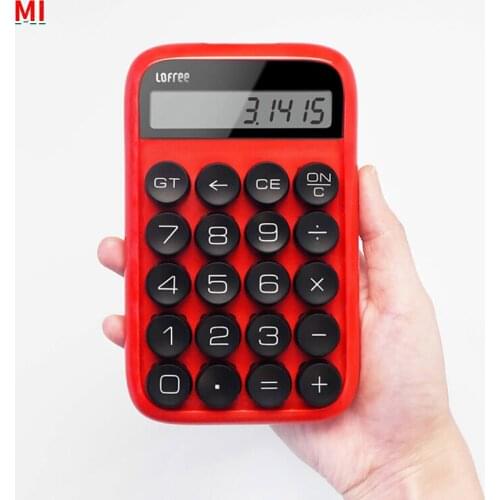 Xiaomi Youpin Lofree 3 Color Calculator Decompression Removable Intelligent Shutdown Key Cap Student Office Smart Calculation