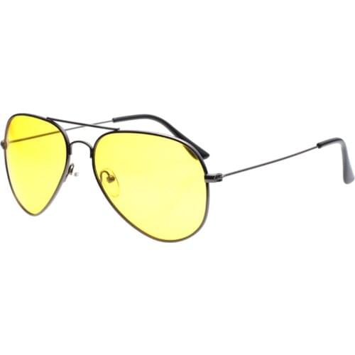 Classic Pilot Polarized Night Vision Glasses For Driving Minus Myopia Sunglasses Custom Made Prescription Sunglasses -1 To-6