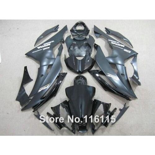 Injection molding Plastic fairings set for YAMAHA R6 2008 - 2013 2014 all black YZF R6 08 09 - 14 custom fairing kit DX69