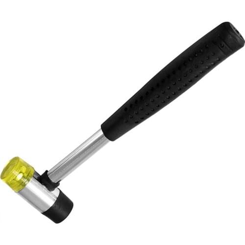 LMDZ Rubber Nylon Head Hammers Multifuction Double Faced Work Handle Hand Tools Leather craft tools