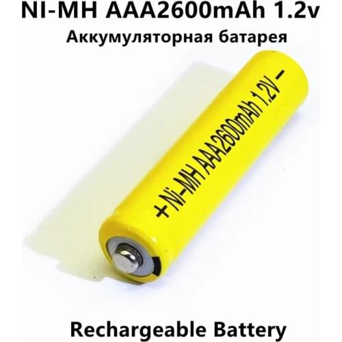 6 OR 11PCS / Lot 1.2V 2600mAh Ni-MH AAA rechargeable battery, toy battery, alarm clock battery