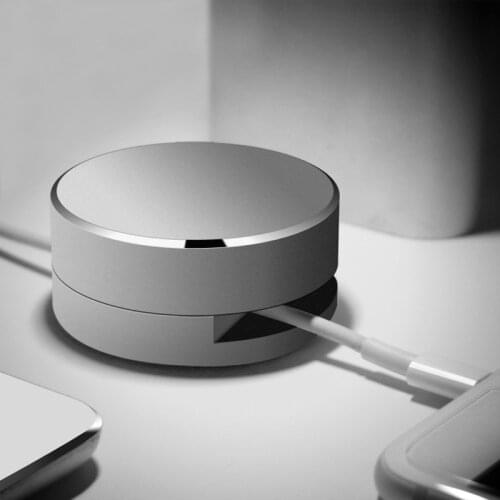 New ESLOTA Luminum Alloy Computer Cables Desktop Mouse Wire Rods Metal Line Organizers Clipboard Mouse Grips Magnetic Suction