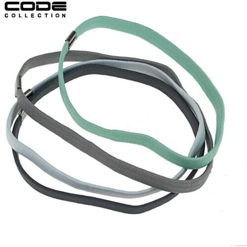 Candy Color 4 Colors/Pack Headbands Fashion Wide Elastic Hair Bands For Women Rubber Girl Headwear Hair Ornaments Holder