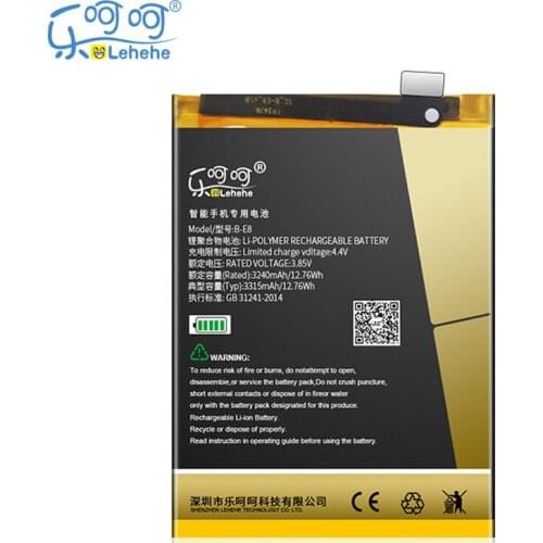 Original LEHEHE Battery for VIVO Y97 Y97A B-E8 3315mAh Smartphone Replacement Batteries with Tools Gifts