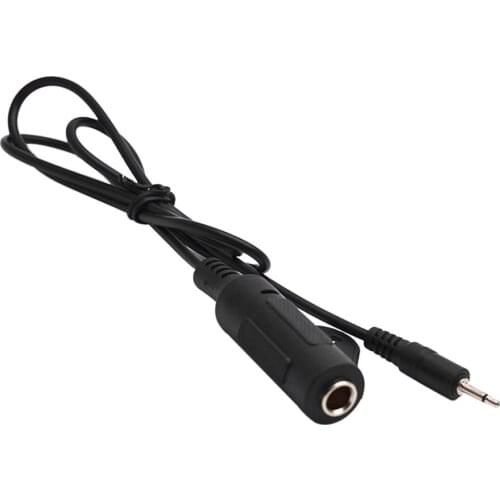 Durable 2.5mm Jack To 6.35mm End Pin Output Jack Plug Guitar Pickup Audio Cable