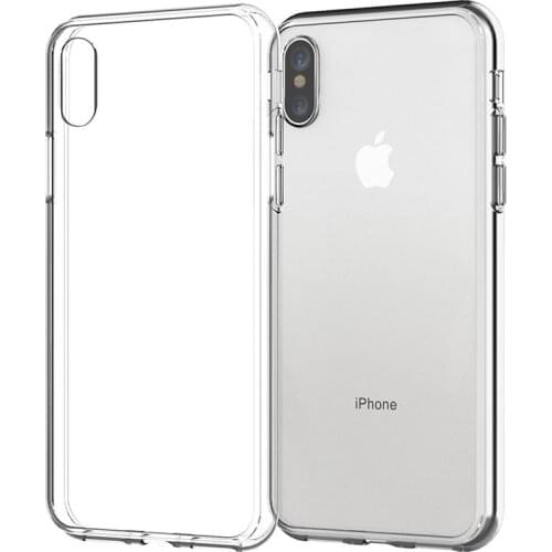 Clear Silicone Case For iPhone X Case iPhone XR Case Soft TUP Back Cover For iPhone 7 8 6 6s Plus 5 SE 11 12 Pro Max Phone Cover