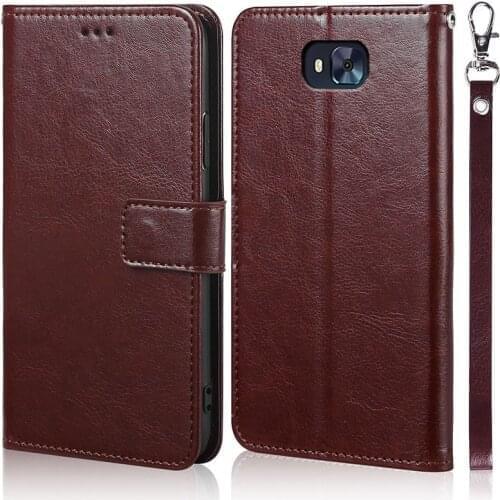 Luxury Leather Flip Book Case for Asus Zenfone 4 Selfie ZD553KL ZB553KL X00LD X00LDA Wallet Stand Case Phone