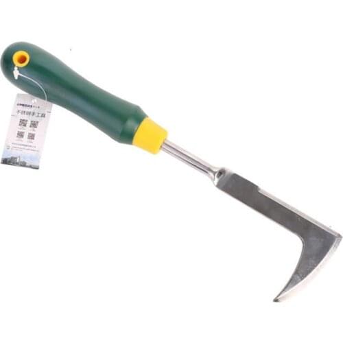 Stainless Steel Garden Farming Weeding Puller Gardening Weeder Remove Tools Manual Weeding Spade Shovel Mirror Polishing Tool