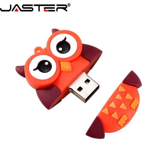 JASTER USB Flash Drive 2.0 128GB Animal Cartoon USB Stick 64GB Creative Pendrive 32GB Portable Memory Stick External Storage
