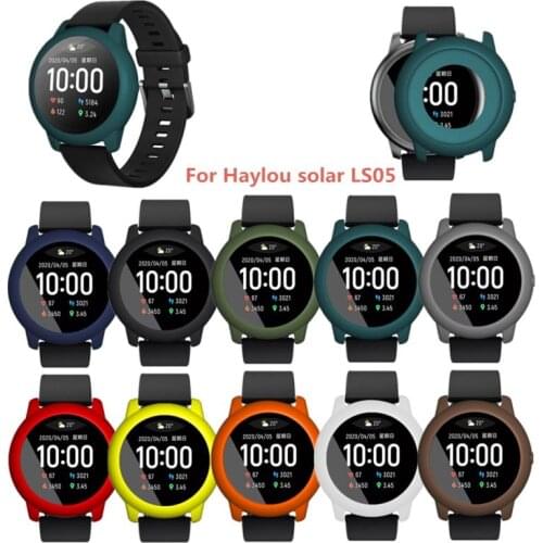 PC Protector Case For Haylou Solar LS05 Watch Case Cover Silicone Protective Case For Xiaomi Haylou Solar LS05 PC Protector Case