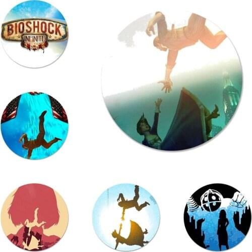Bioshock infinite Badge Brooch Pin Accessories For Clothes Backpack Decoration gift 58mm
