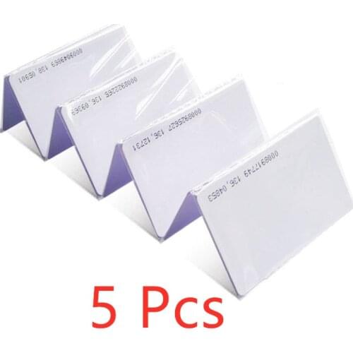 1/5 pcs Duplicator Copy 125KHZ TK4100 EM4100 RFID Card Read Only With Serial Number ID Card Access Control Keyfobs Clone Card