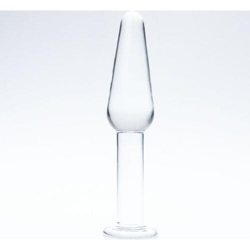 12cm pyrex Glass butt anal plug Crystal dildo sex toys for women men gay adult female male masturbation products