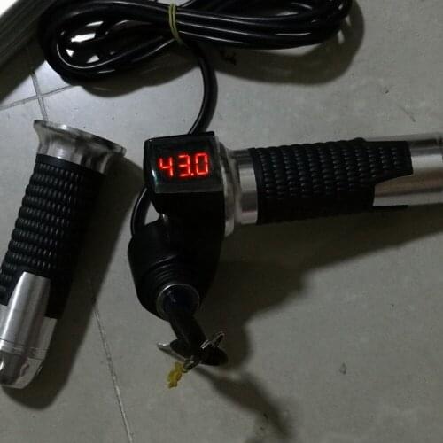 12V 24V 36V 48V 60V 72V 84VScooter Twist Throttle 3 Wire Speed Control Power Display for E-bike