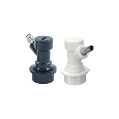 2PCS 1/4'' Homebrew Beer Keg Connector Dispenser Ball Lock Keg Disconnect Liquid / Gas Connectors Threaded Mouth/Pagoda Mouth