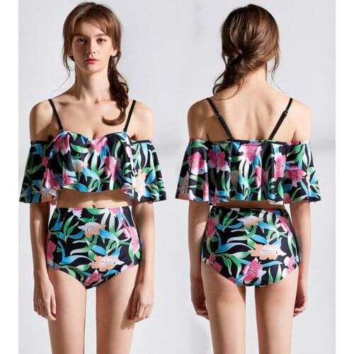 2019 in Europe and the hot and sexy lady swimsuit bikini sexy falbala Mr. Ni for 9101