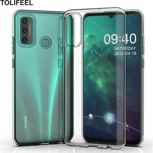 Case For Huawei P Smart 2021 TPU Silicone Clear Bumper Soft Case For Huawei P Smart 2020 Transparent Phone Back Cover