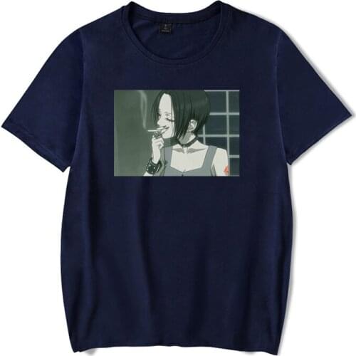 Japanese Anime Nana Osaki Short Sleeves Men T-Shirts Manga Cotton Printed girl T-shirt Harajuku Tees O-neck Fashion Streetwear