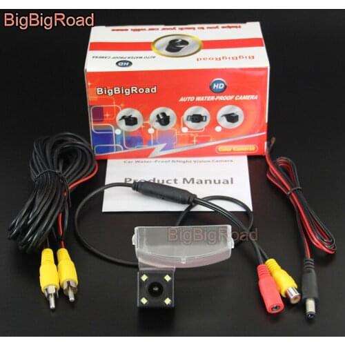 BigBigRoad Car Rear View Reverse Backup Parking Camera For Honda Brio MK2 2018 2019 2020 Waterproof